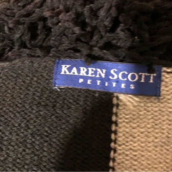 Karen Scott Vtg Y2K Christmas Sweater Size PL - Picture 5 of 9